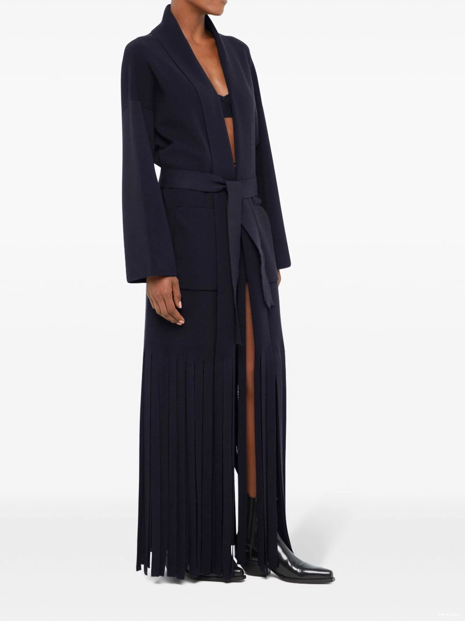 Cheap Women coat belted fringed Alanui 0707